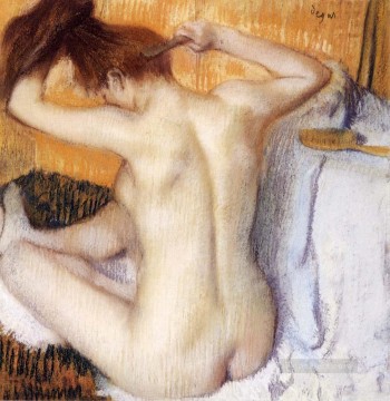  impresionismo Pintura Art%C3%ADstica - Mujer peinándose el bailarín de ballet impresionista Edgar Degas